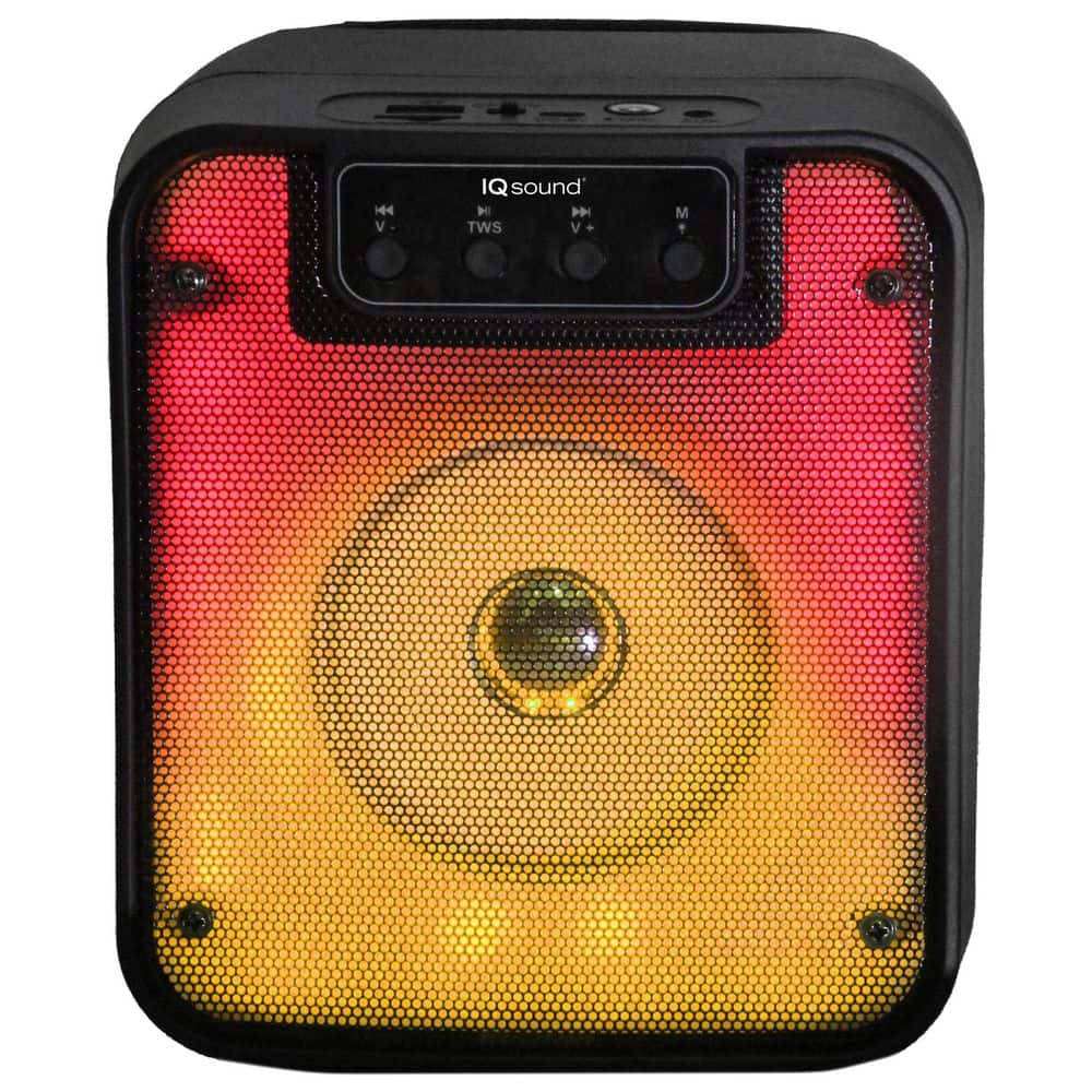IQ Sound 4 in. Portable Bluetooth Speaker with True Wireless Stereo