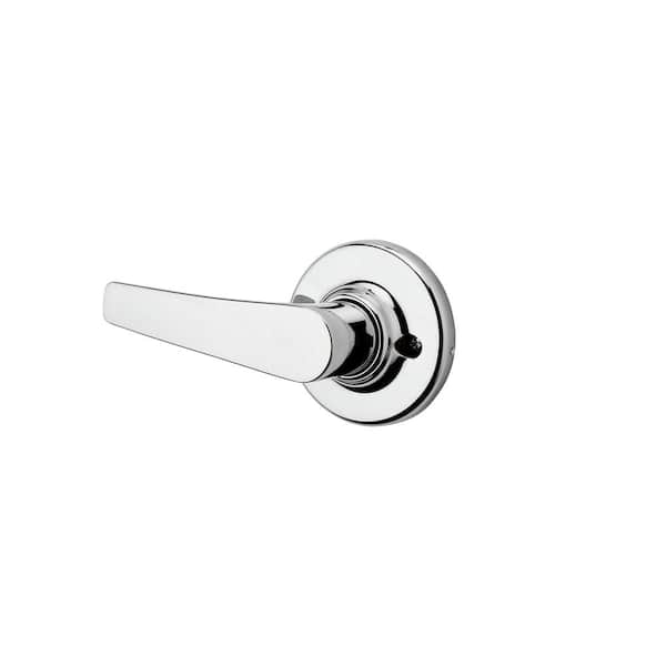 Kwikset Dorian Satin Chrome Dummy Door Lever 488DNL 26D V1 - The Home Depot