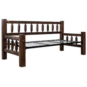 Homestead Collecton Brown Early American Twin Daybed