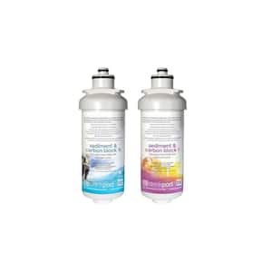 Avalon AVALONFILTER 2 Stage Replacement Filters Branded Bottleless Water  Coolers NSF Certified, 2 Count (Pack of 1), White : Everything Else 