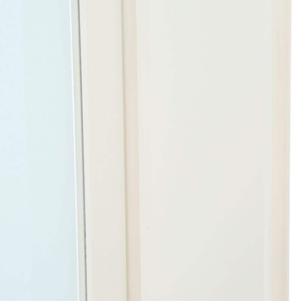 Metro Frosted White Turquoise Vinyl Folding Closet Door 36 x 80 in.
