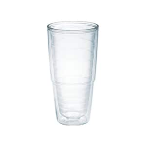 Clear 24 oz. Double Walled Insulated Tumbler No Lid