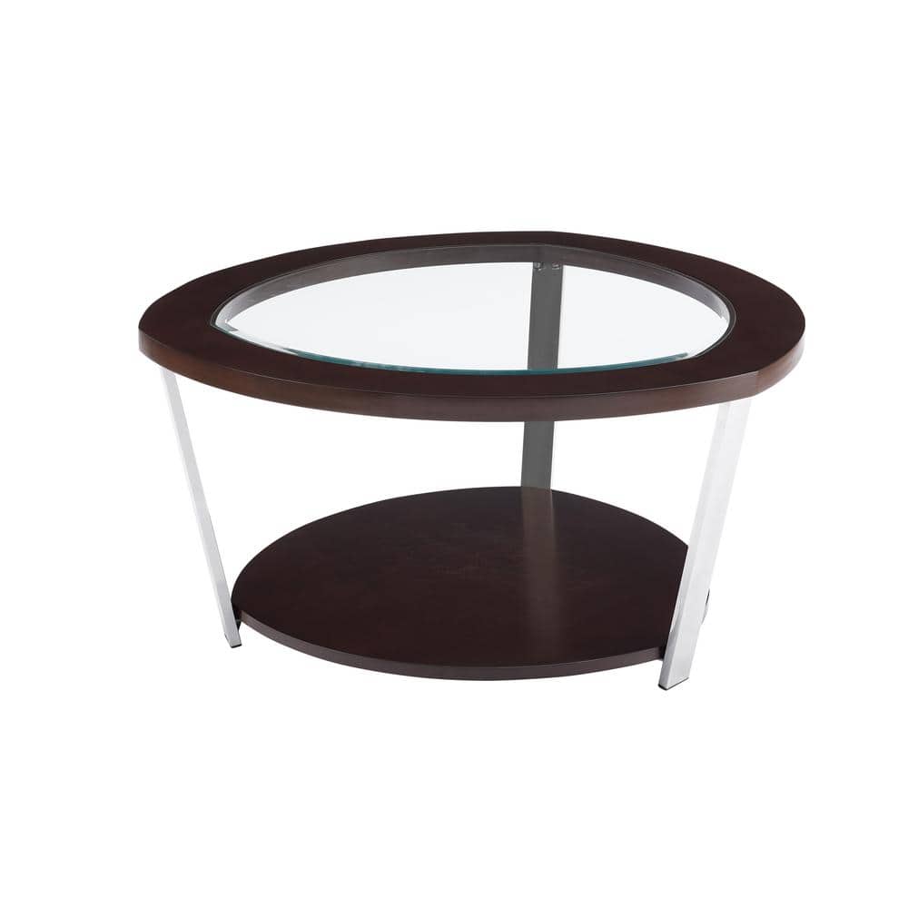 Steve Silver Duncan 18 in. Espresso Wood Cocktail Table DN100C - The ...