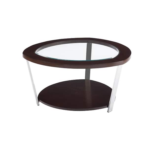 Steve Silver Duncan 18 in. Espresso Wood Cocktail Table