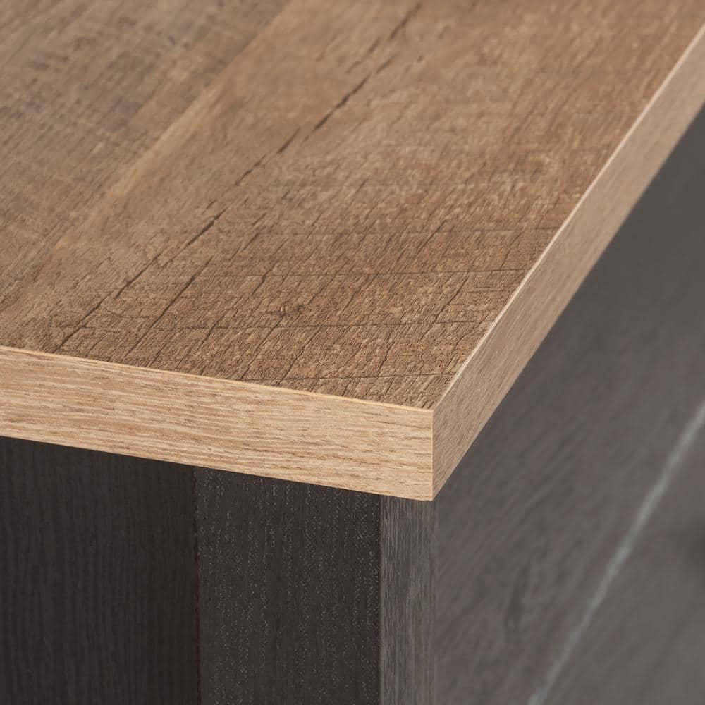 Raven Oak 1-Drawer Lateral File Cabinet with Shelf