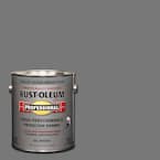 1 gal. High Performance Protective Enamel Gloss Smoke Gray Oil-Based Interior/Exterior Metal Paint (2-Pack)