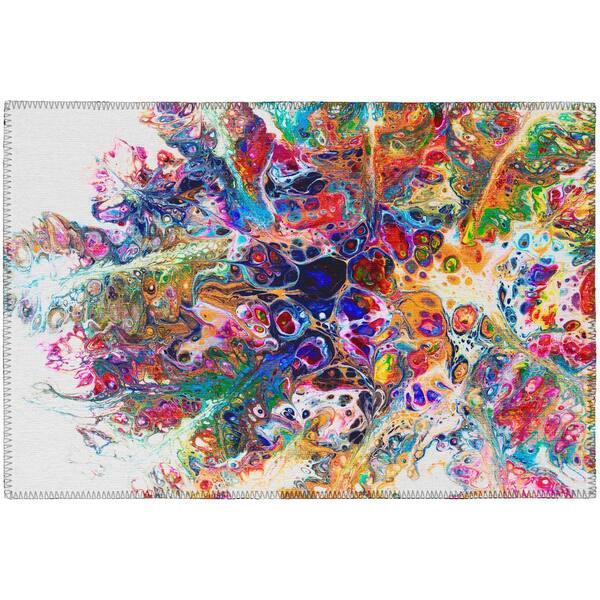Copeland Carnival 1 ft. 8 in. x 2 ft. 6 in. Abstract Accent Rug