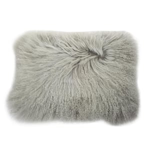 Gray 4 in. x 14 in. Throw Pillow