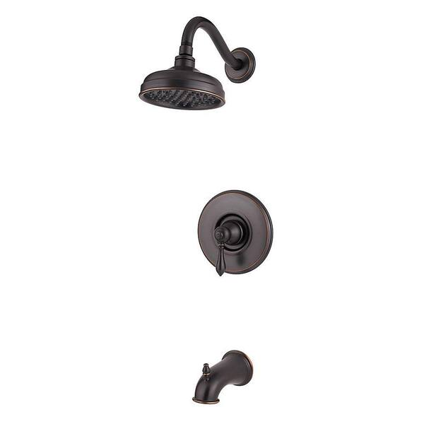 Pfister Marielle Single-Handle Tub and Shower Faucet Trim Kit in Tuscan Bronze (Valve Not Included)