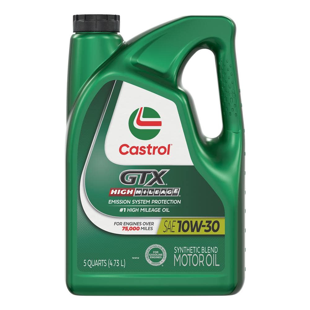 UPC 079191231104 product image for GTX High Mileage 10W-30 Synthetic Blend Motor Oil, 5-qt. | upcitemdb.com