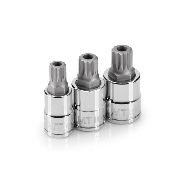 3/8 Inch Drive X M4 Triple Square Impact Bit Socket