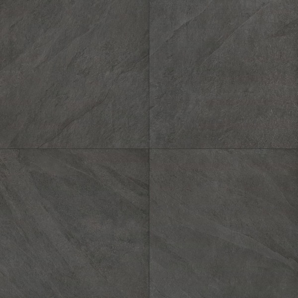 MSI Midnight Montage 2 cm. x 24 in. x 24 in. Matte Porcelain Stone Look Paver (8 sq. ft. /Case)