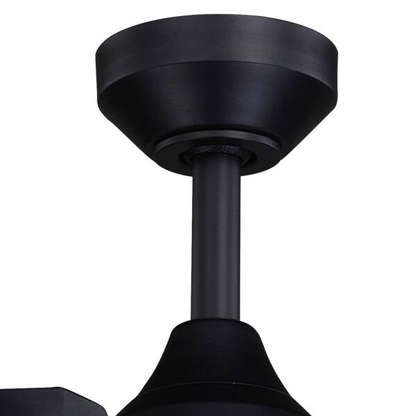 Vaxcel F0069 Austin 52 In Led Ceiling Fan Black With Chrome