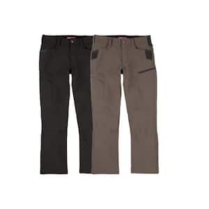 Milwaukee Men's 38 in. x 30 in. Black and Brown FREEFLEX Tech Work