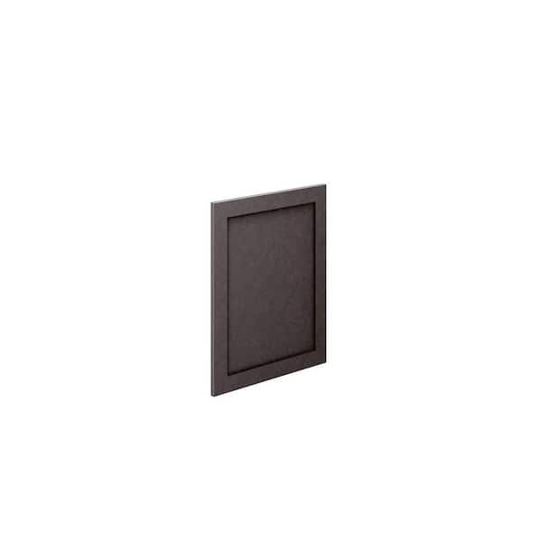 Jamestown Recessed 0.75 in. W x 35 in. H x 11.25 in. D in Espresso Decorative Door in Assembled Wall Cabinet
