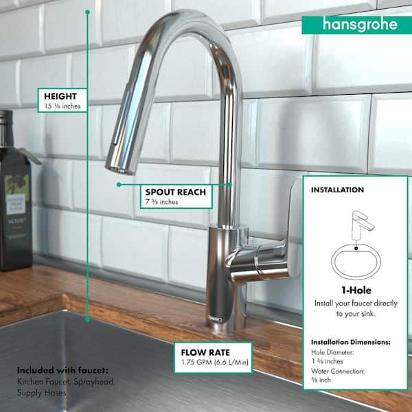 Hansgrohe Focus Single Handle Pull Down