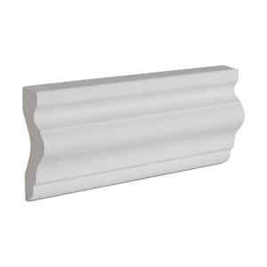2-9/16 in. x 13/16 in. x 6 in. Long Plain Polyurethane Panel Moulding Sample