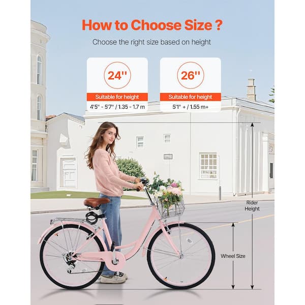 womens bicycle pink Ladies Deluxe 3-Speed Vintage Bike Reid Bikes stylish white woman bike Tracer Nova 26" Beach Cruiser