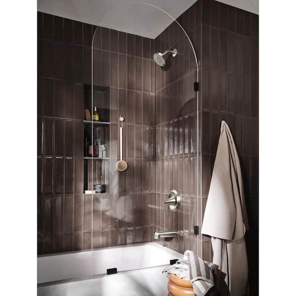 Findlay Single-Handle 6-Spray Tub and Shower Faucet in Spot Resist Brushed Nickel (Valve Included)