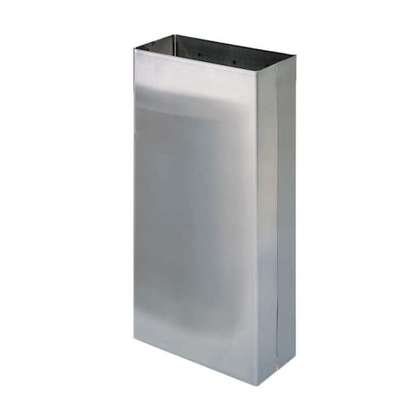 Stainless Solutions Wall-Mounted Large Towel Waste Bin in Stainless Steel