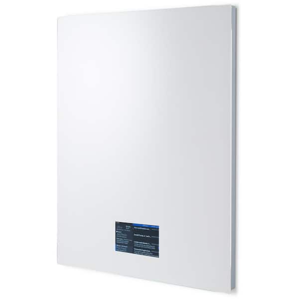 ad notam Smart 24 in. W x 30 in. H Frameless Rectangular Anti-Fog Bathroom Vanity Mirror in Silver/Neutral