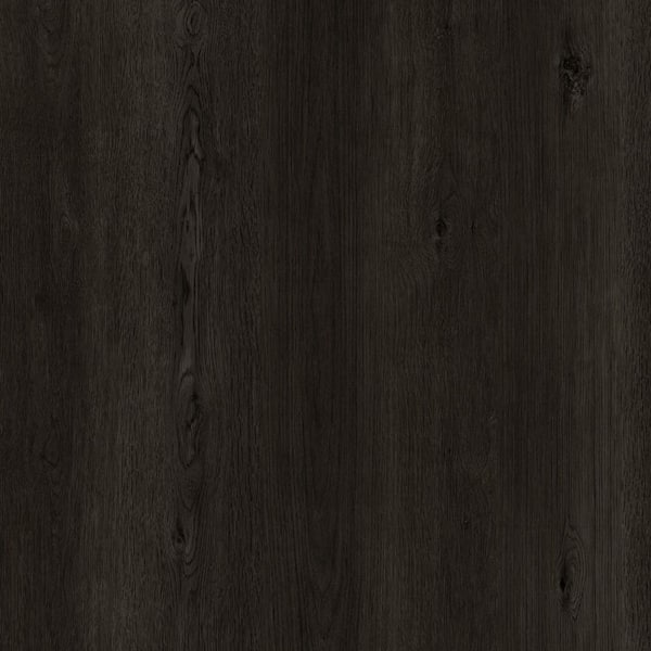 Take Home Sample-9 in. W x 12 in. L x 8 mm T Noble Black Oak WPC Waterproof Click Locking Luxury Vinyl Plank Flooring
