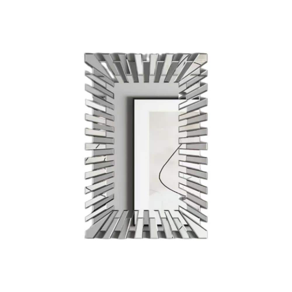 Silver 26 in. W x 39.4 in. H living room, bedroom, hallway dressing room, c