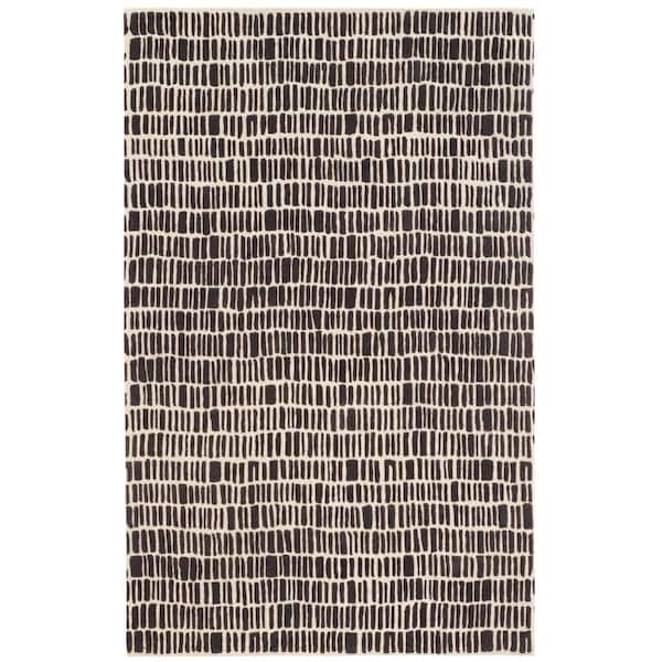 Roark Hand Tufted Wool Charcoal 5 ft. x 8 ft. Indoor Area Rug