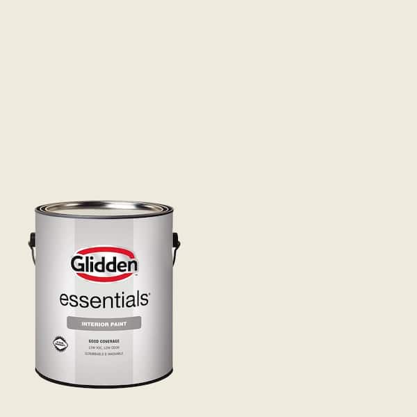 Glidden Essentials 1 gal. PPG1086-1 Horseradish Flat Interior Paint
