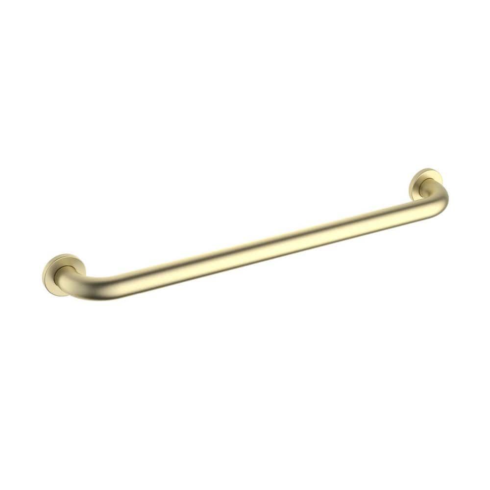24 in. Concealed Screw Grab/Assist Bar Shower/Toilet Grab Bar for Handicapped or Elderly in Brushed Gold price history on PriceWatchPro