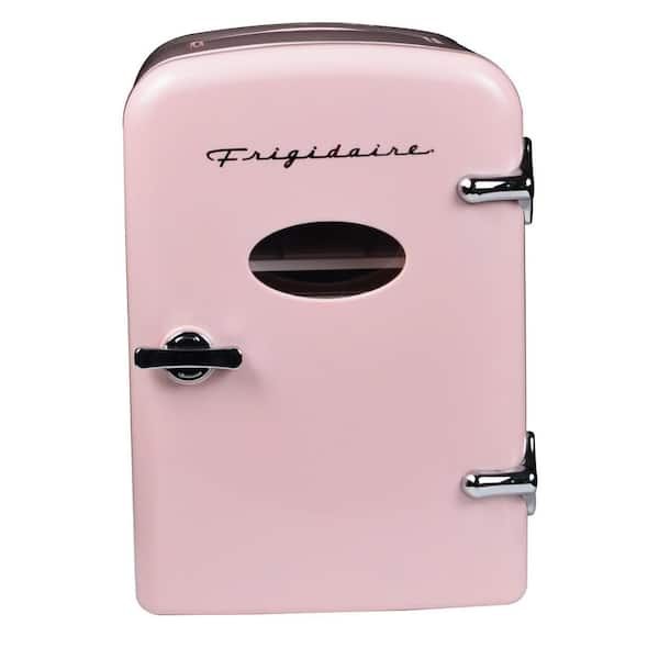 Frigidaire 0.3 cu. ft. 6-Can Retro Mini Fridge in Pink