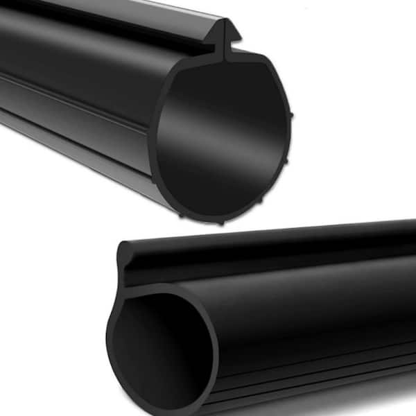 10 ft. Weatherproof Rubber Garage Door Bottom Seal Threshold Strip