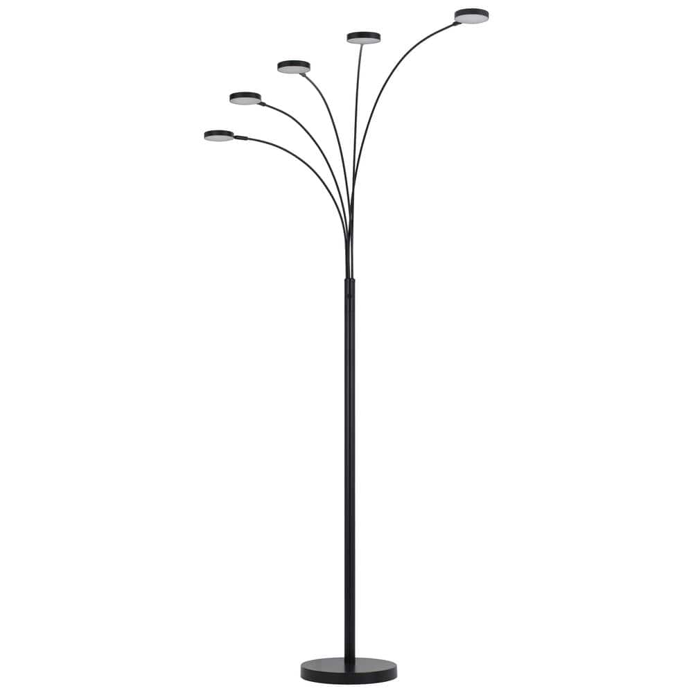 82 in. H Dark Bronze Metal Arc Floor Lamp
