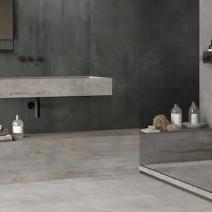 Rebel 12 in. x 24 in. Floor and Wall Porcelain Tile in Silver (11.63 sq. ft./Case)