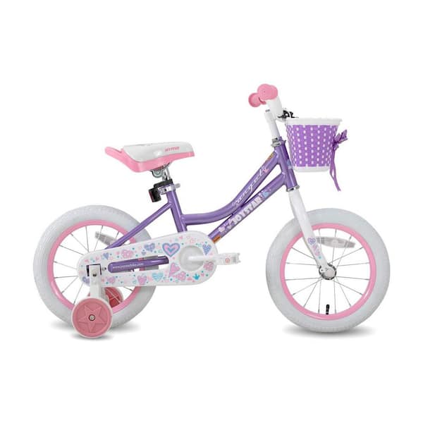 Nieuwe betekenis besluiten Scully Joystar Angel Girls 16 in. Kids Bike with Training Wheels, Ages 4-7, Pink  and Purple BIKE050pl-16 - The Home Depot