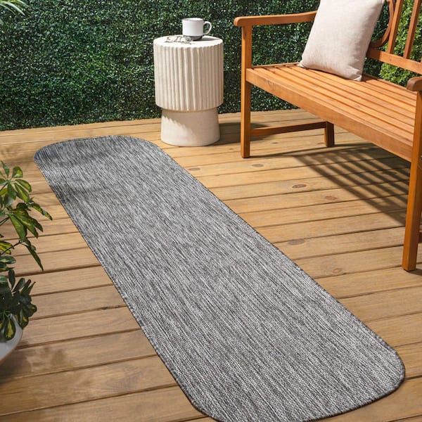 JONATHAN Y Miles Modern Minimalist Radius Corner Solid Gray 2 ft