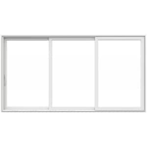 V4500 Multi-Slide 177 in. x 96 in. Left-Hand Low-E White Vinyl 3-Panel Prehung Patio Door