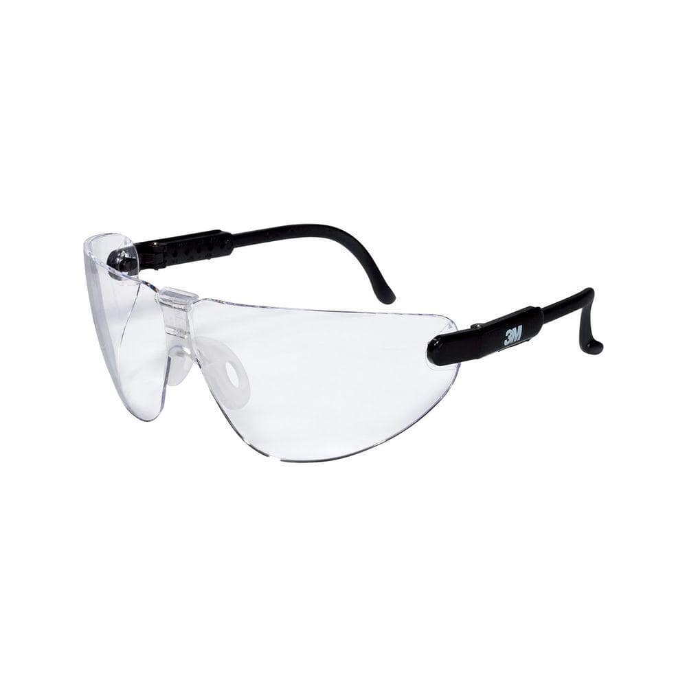 3M Black Frame with Clear Lenses Professional Safety Glasses (Case of ...