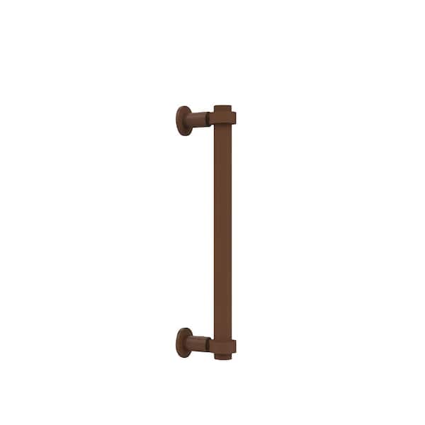 Allied Brass Contemporary 12 in. Back to Back Shower Door Pull in Antique Bronze