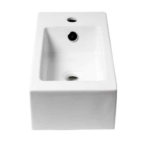 Alfi Brand Wall Mounted Bathroom Sink In White Abc116 - Wall Mount Bathroom Sink Home Depot Alfi Brand Wall Mounted Bathroom Sink In White Abc116 - Wall Mount Bathroom Sink Home Depot