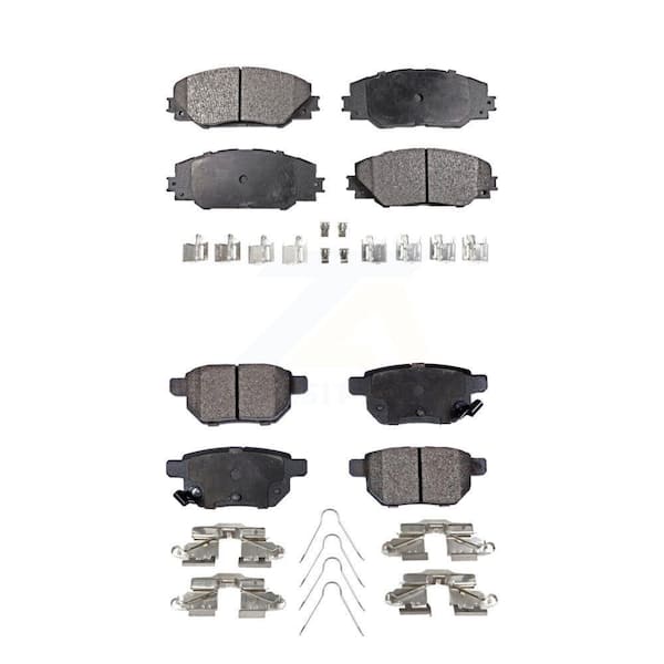 TEC Front Rear Ceramic Brake Pads Kit For Scion Toyota tC Matrix Pontiac Vibe Corolla iM KTC-100109