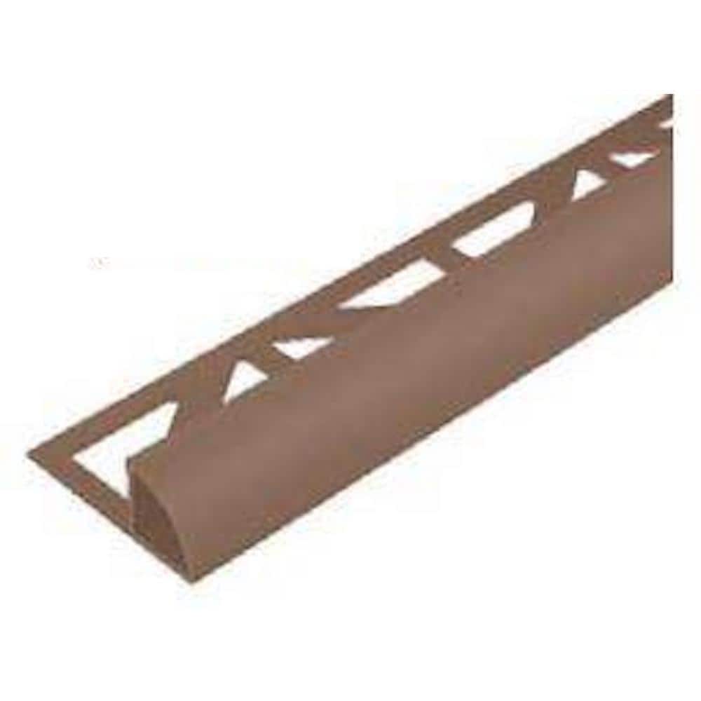 DURONDELL 0.375 in. D x 98.5 in. W x 98.4 in. L Round Edge Aluminum Pwdr Ctd Pale Brown Molding and Transition Trim price history on PriceWatchPro