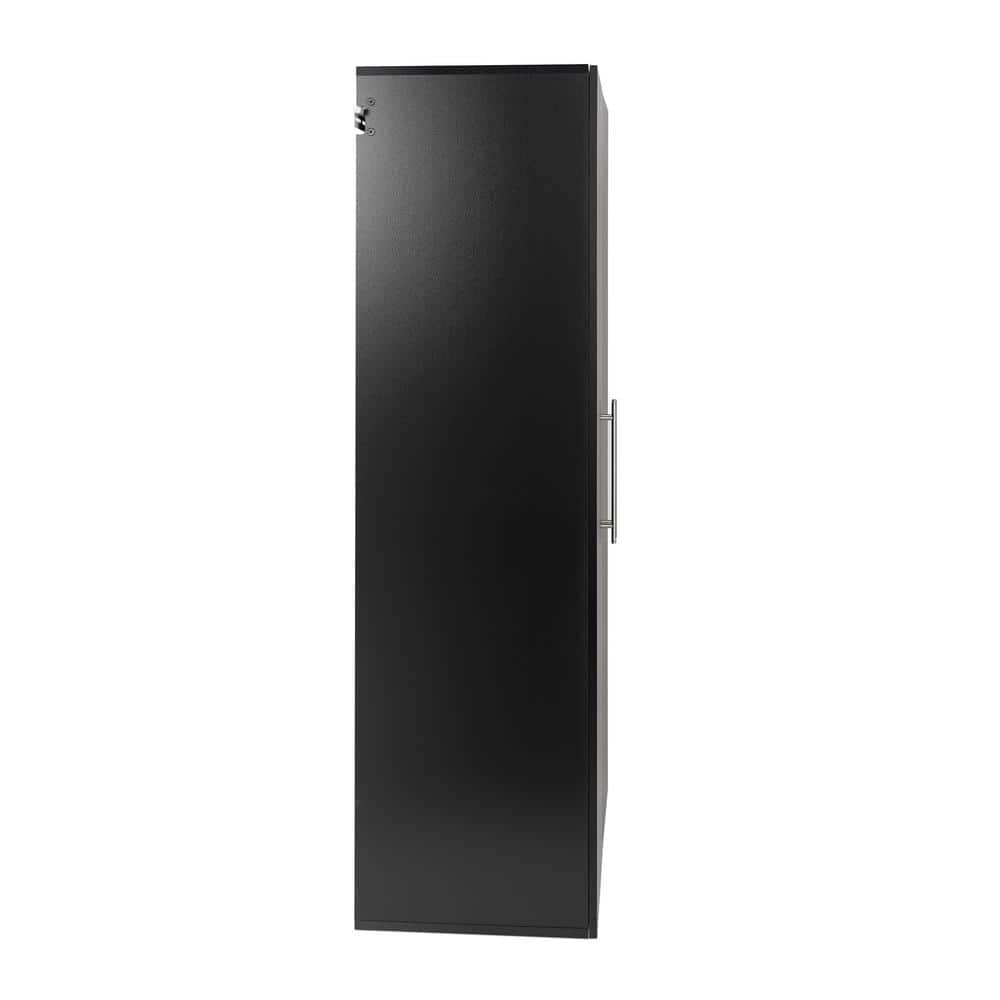 Prepac Black Large Adjustable Shelving Storage Cabinet