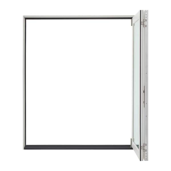 MP Doors 72 in. x 80 in. Fiberglass Smooth White Right-Hand
