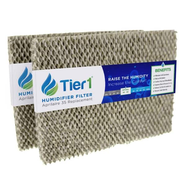 Tier1 Replacement for Aprilaire Water Panel 35, fits Models 350, 360, 560, 560A, 568, 600 Humidifier Filter (2-Pack)