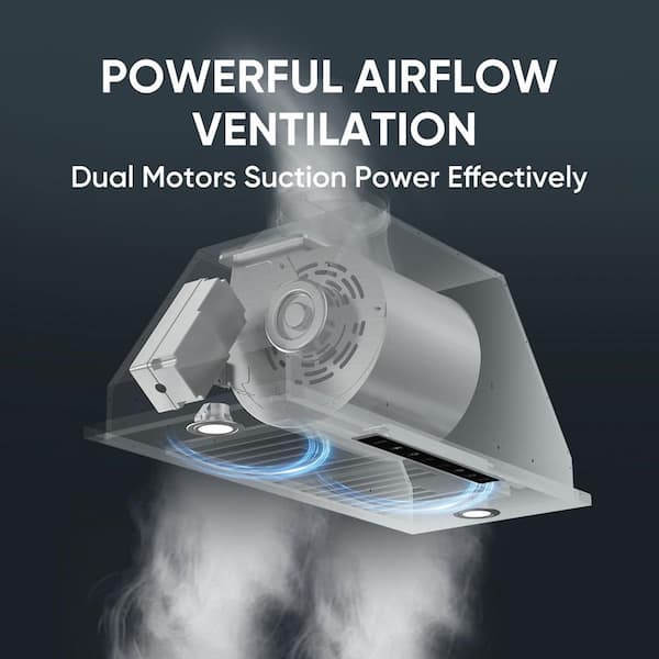 VIKIO 28 in. 900 CFM Convertible Ducted to Ductless Insert