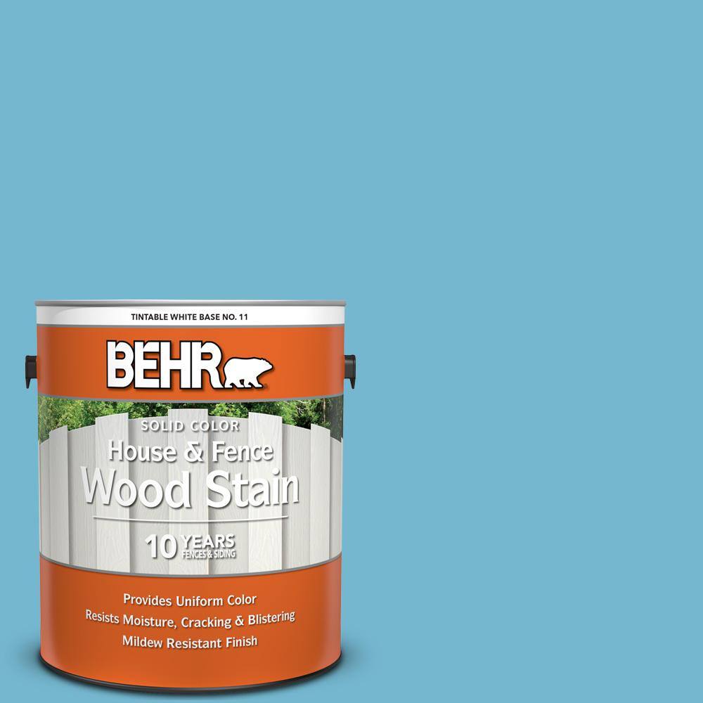 1 gal. #M480-4 Below Zero Solid Color House and Fence Exterior Wood Stain