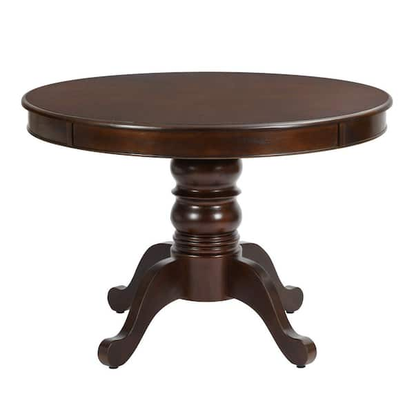 Nyhus Nebula 47 in Round Black Oak Wood Table (Seats 4) NOLA-4620 - The  Home Depot