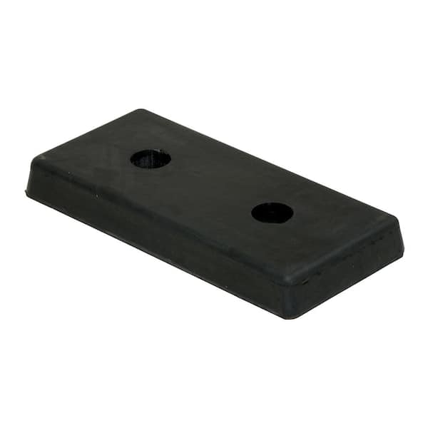 Vestil 2 in. x 18 in. x 8 in. Rectangle Molded Rubber Bumper