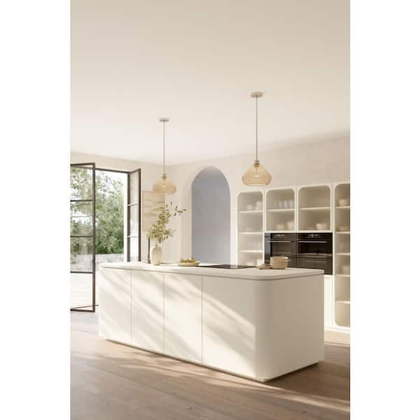 Minka Lavery Elaris 60-Watt 1-Light Brushed Nickel Pendant Light